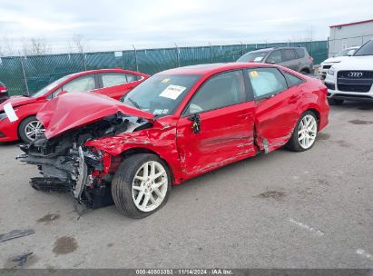 2023 HONDA CIVIC SI SEDAN Red  Gasoline 2HGFE1E53PH470844 photo #3