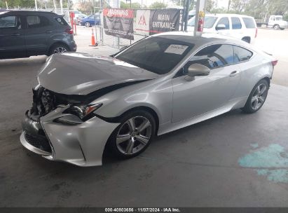 2016 LEXUS RC 200T Silver  Gasoline JTHHA5BC6G5003663 photo #3