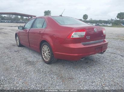 2007 MERCURY MILAN V6 PREMIER Maroon  Gasoline 3MEHM08177R625962 photo #4