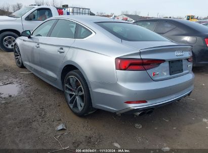 2019 AUDI S5 3.0T PREMIUM Silver  Gasoline WAUC4CF55KA011706 photo #4