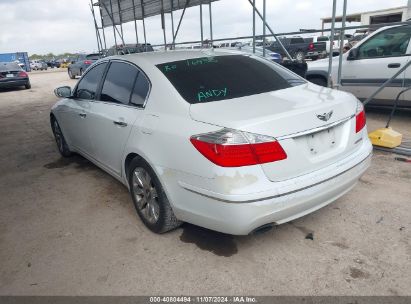 2010 HYUNDAI GENESIS 3.8 White  Gasoline KMHGC4DE9AU105001 photo #4