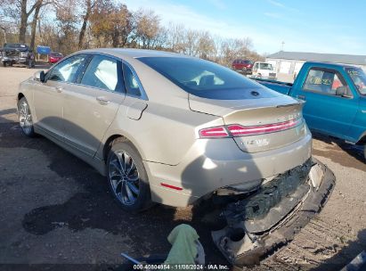 2017 LINCOLN MKZ RESERVE Gold  Gasoline 3LN6L5FC3HR600289 photo #4