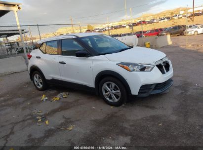 2020 NISSAN KICKS S XTRONIC CVT White  Gasoline 3N1CP5BV9LL563718 photo #1