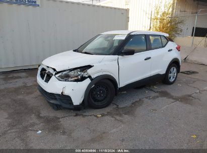 2020 NISSAN KICKS S XTRONIC CVT White  Gasoline 3N1CP5BV9LL563718 photo #3