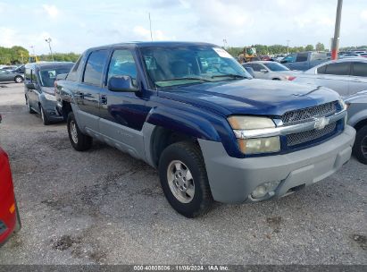 2002 CHEVROLET AVALANCHE 1500 Blue  Gasoline 3GNEC13TX2G346295 photo #1