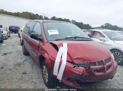 2007 DODGE GRAND CARAVAN SE Red  Gasoline 1D4GP24R07B194402 photo #1