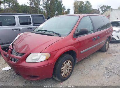 2007 DODGE GRAND CARAVAN SE Red  Gasoline 1D4GP24R07B194402 photo #3