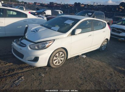 2016 HYUNDAI ACCENT SE White  Gasoline KMHCT5AE1GU256206 photo #3