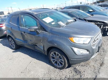 2020 FORD ECOSPORT TITANIUM Gray  Gasoline MAJ3S2KE1LC345025 photo #1