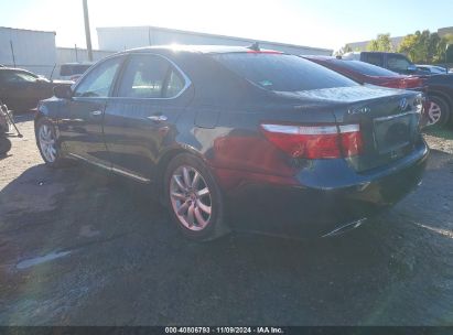 2009 LEXUS LS 460 Gray  Gasoline JTHBL46F195087232 photo #4