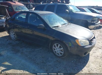 2006 KIA SPECTRA EX/LX/SX Black  Gasoline KNAFE121265352061 photo #1