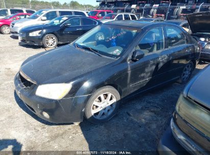 2006 KIA SPECTRA EX/LX/SX Black  Gasoline KNAFE121265352061 photo #3