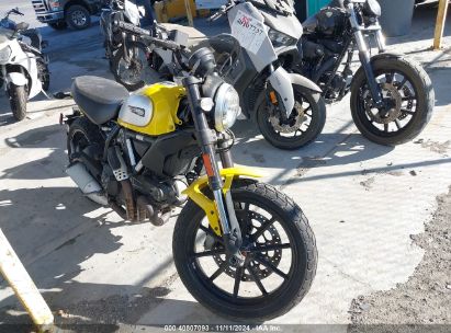 2015 DUCATI SCRAMBLER 800 Yellow  Gasoline ML015ANM3FT000640 photo #1