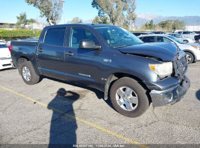 2010 TOYOTA TUNDRA CREWMAX SR5 Gray  Gasoline 5TFEY5F10AX086852 photo #1