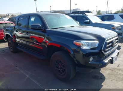 2022 TOYOTA TACOMA SR5 V6 Black  Gasoline 3TMAZ5CN5NM184578 photo #1