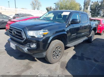 2022 TOYOTA TACOMA SR5 V6 Black  Gasoline 3TMAZ5CN5NM184578 photo #3