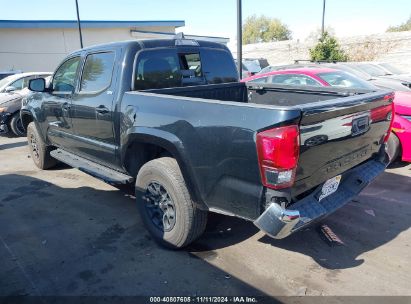 2022 TOYOTA TACOMA SR5 V6 Black  Gasoline 3TMAZ5CN5NM184578 photo #4