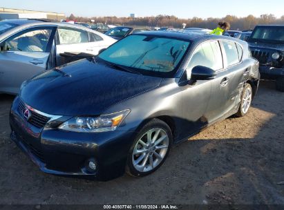 2011 LEXUS CT 200H PREMIUM Gray  Hybrid JTHKD5BH4B2039953 photo #3