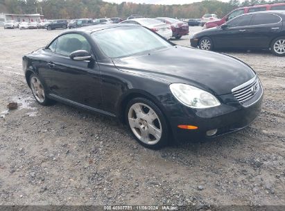 2005 LEXUS SC 430 Black  Gasoline JTHFN48Y550062593 photo #1