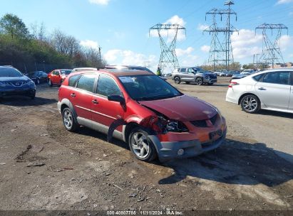 2003 PONTIAC VIBE Maroon  Gasoline 5Y2SL62863Z453223 photo #1