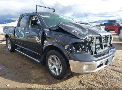 2017 RAM 1500 LARAMIE  4X4 6'4 BOX Blue  Gasoline 1C6RR7VT0HS621450 photo #1