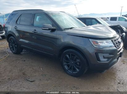 2017 FORD EXPLORER XLT Gray  Gasoline 1FM5K8D84HGC22442 photo #1