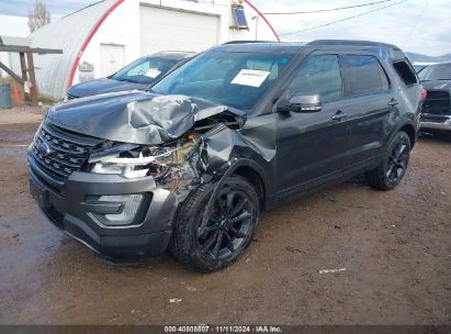 2017 FORD EXPLORER XLT Gray  Gasoline 1FM5K8D84HGC22442 photo #3