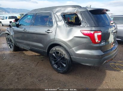 2017 FORD EXPLORER XLT Gray  Gasoline 1FM5K8D84HGC22442 photo #4