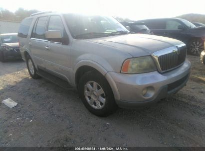 2004 LINCOLN NAVIGATOR LUXURY Silver  Gasoline 5LMFU27R34LJ43312 photo #1