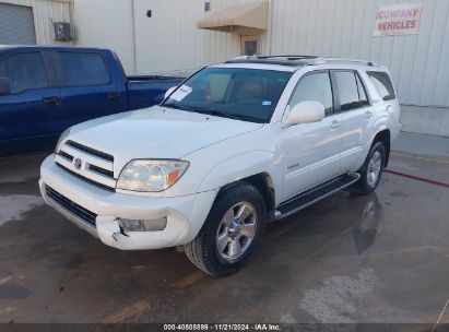 2004 TOYOTA 4RUNNER LIMITED V6 White  Gasoline JTEZU17R248015723 photo #3