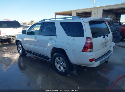 2004 TOYOTA 4RUNNER LIMITED V6 White  Gasoline JTEZU17R248015723 photo #4