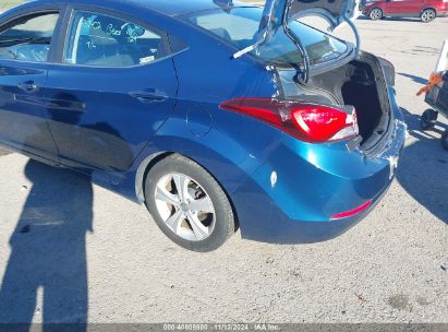 2016 HYUNDAI ELANTRA VALUE EDITION Blue  Gasoline KMHDH4AE8GU645277 photo #4