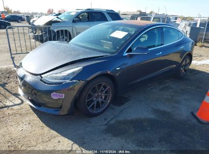 2018 TESLA MODEL 3 LONG RANGE/PERFORMANCE Black  Electric 5YJ3E1EB1JF181367 photo #3