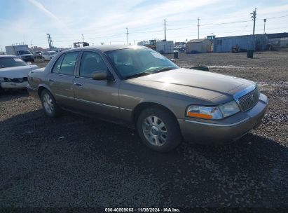 2005 MERCURY GRAND MARQUIS LS/LSE Gold  Gasoline 2MEFM75W85X621210 photo #1