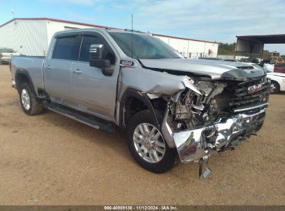 2021 GMC SIERRA 2500HD 4WD  STANDARD BED SLT Silver  Diesel 1GT49NEY5MF284246 photo #1