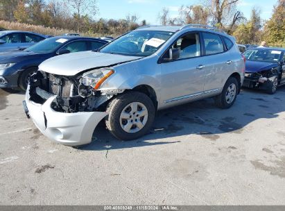 2014 NISSAN ROGUE SELECT S Silver  Gasoline JN8AS5MV1EW711409 photo #3