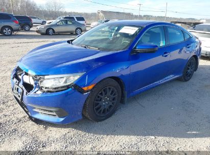 2017 HONDA CIVIC LX Blue  Gasoline 19XFC2F52HE044522 photo #3