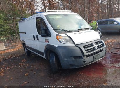 2016 RAM PROMASTER 1500 LOW ROOF White  Flexible Fuel 3C6TRVAG3GE114210 photo #1