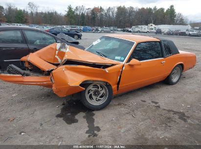 1987 CHEVROLET MONTE CARLO Orange  Gasoline 1G1GZ11H1HP106189 photo #3