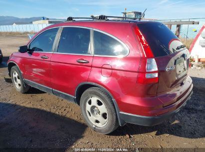 2011 HONDA CR-V LX Red  Gasoline 5J6RE4H37BL121750 photo #4