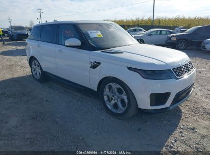 2018 LAND ROVER RANGE ROVER SPORT HSE White  Gasoline SALWR2RV6JA699374 photo #1