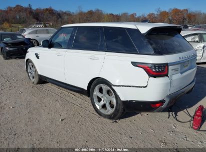 2018 LAND ROVER RANGE ROVER SPORT HSE White  Gasoline SALWR2RV6JA699374 photo #4