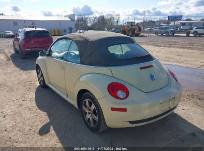 2006 VOLKSWAGEN NEW BEETLE 2.5 Yellow  Gasoline 3VWRG31Y26M330783 photo #4