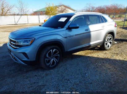 2021 VOLKSWAGEN ATLAS CROSS SPORT 3.6L V6 SEL PREMIUM Gray  Gasoline 1V2TE2CA7MC203677 photo #3