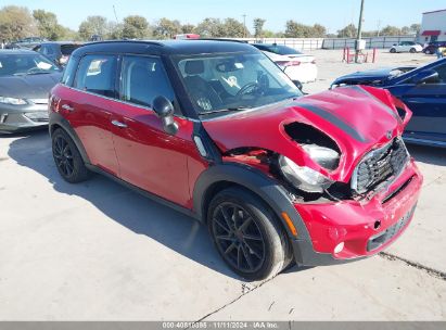 2013 MINI COOPER S COUNTRYMAN Red  Other WMWZC3C55DWP20482 photo #1