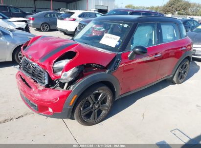 2013 MINI COOPER S COUNTRYMAN Red  Other WMWZC3C55DWP20482 photo #3