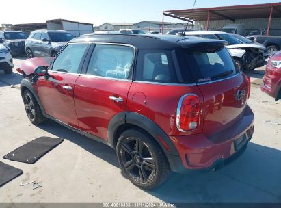 2013 MINI COOPER S COUNTRYMAN Red  Other WMWZC3C55DWP20482 photo #4