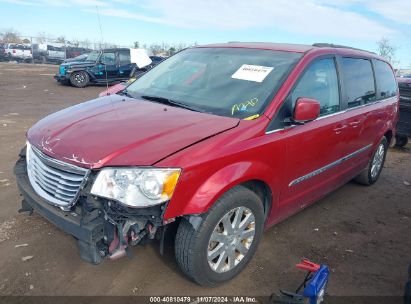 2015 CHRYSLER TOWN & COUNTRY TOURING Maroon  Flexible Fuel 2C4RC1BG5FR661343 photo #3