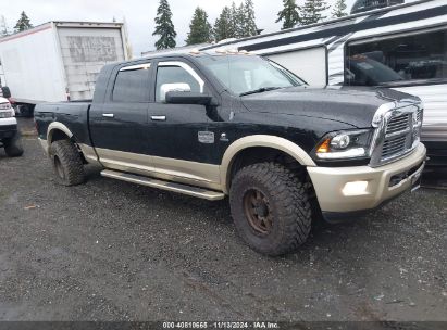 2012 RAM 3500 LARAMIE LONGHORN Black  Diesel 3C63D3NL6CG189900 photo #1