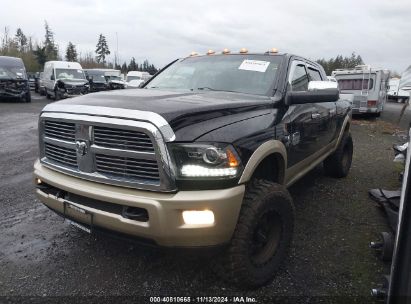 2012 RAM 3500 LARAMIE LONGHORN Black  Diesel 3C63D3NL6CG189900 photo #3